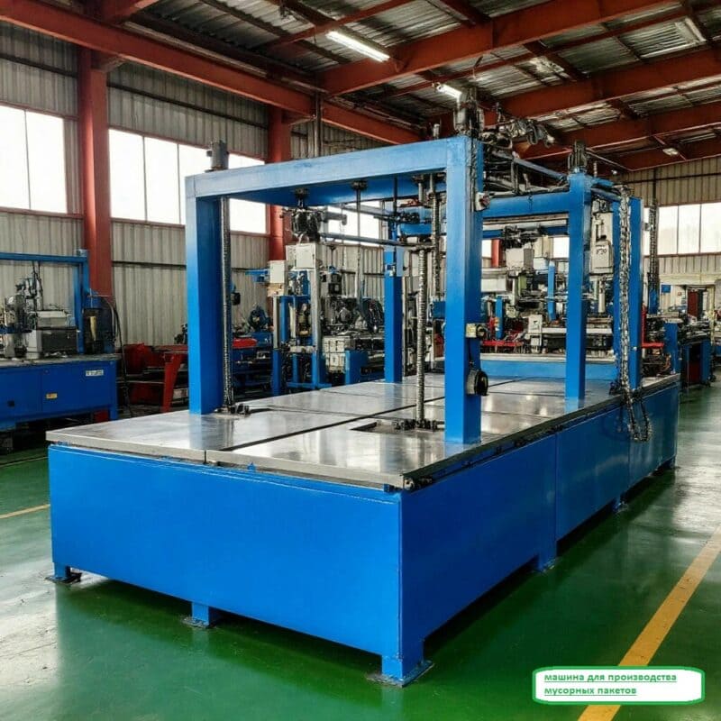 machine for producing trash bags