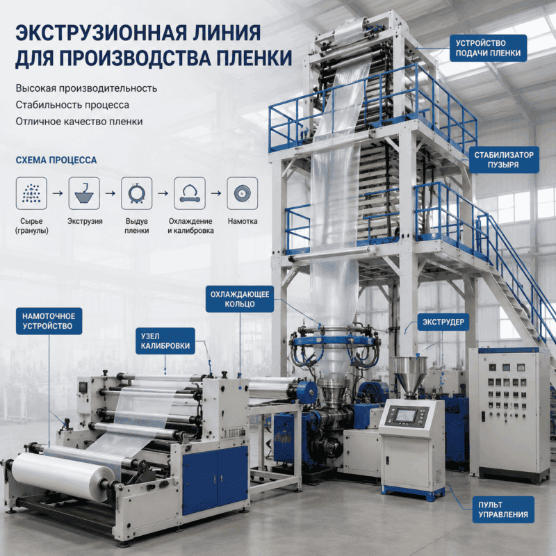 экструзионная линия для производства пленки