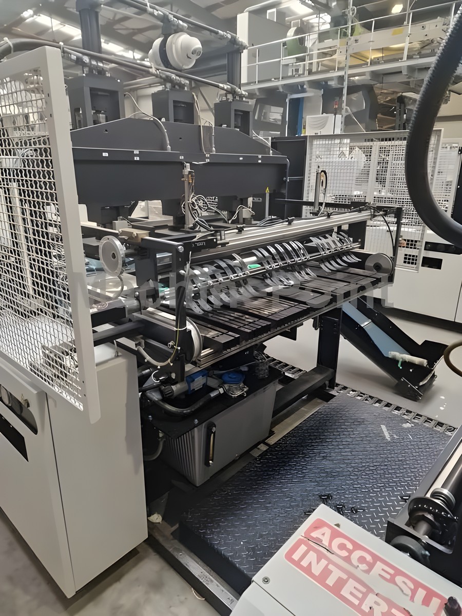 LEMO bag machine unit: sealing and cutting block and film feed system